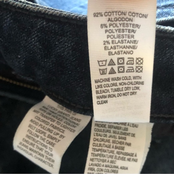 LUCKY Brand Lolita Skinny Jeans women's size 10 / 30 frayed hem zip front - Picture 11 of 13